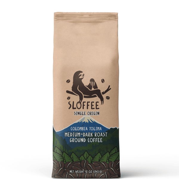 Colombia Tolima - Sloffee - Single Origin - Medium-Dark Roast - Ground Coffee