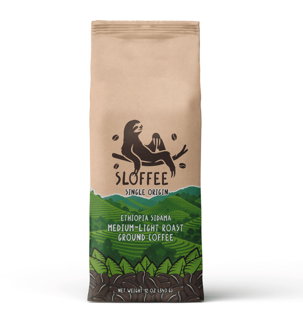 Ethiopia Sidama - Sloffee - Single Origin - Medium-Light Roast - Whole Bean Coffee
