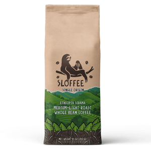 Ethiopia Sidama - Sloffee - Single Origin - Medium-Light Roast - Whole Bean Coffee 